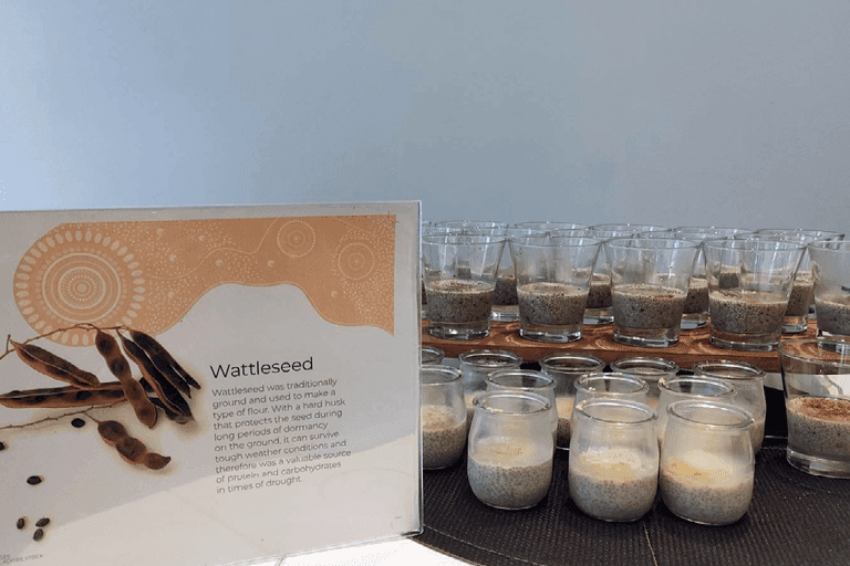 Wattleseed yoghurt pots for NAIDOC Week