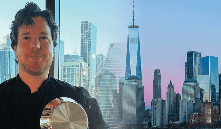 Daniel Townsend from Cliftons wins the APAC IACC Copper Skillet Competition