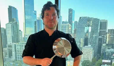 Daniel Townsend from Cliftons wins the APAC IACC Copper Skillet Competition